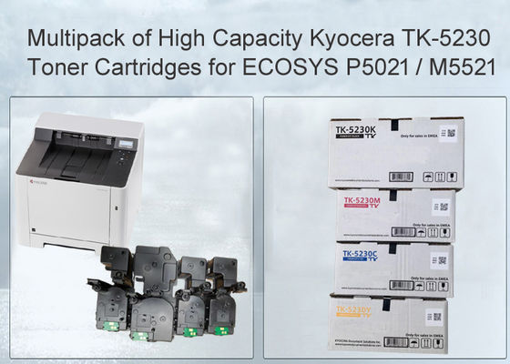 Kyocera ECOSYS M5521 ECOSYS P5021 Принтеры Тонирующий картридж TK-5230 Многопакетный CMYK