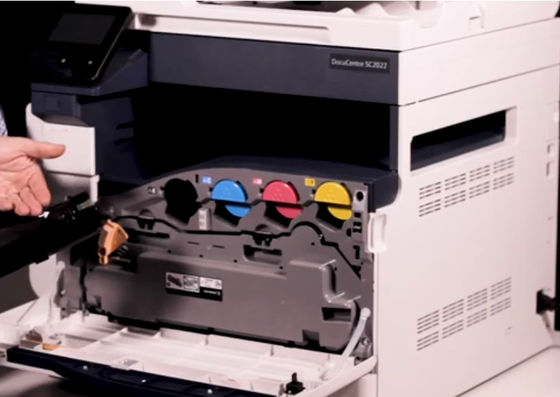 Многокомпонентный набор тонера для копировального аппарата Fuji Xerox Docucentre Sc2022, CT203024 - CT203027