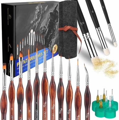 Top Modellbau Fein Detail Malpinsel Pinsel Set Acryl- und Масляные краски