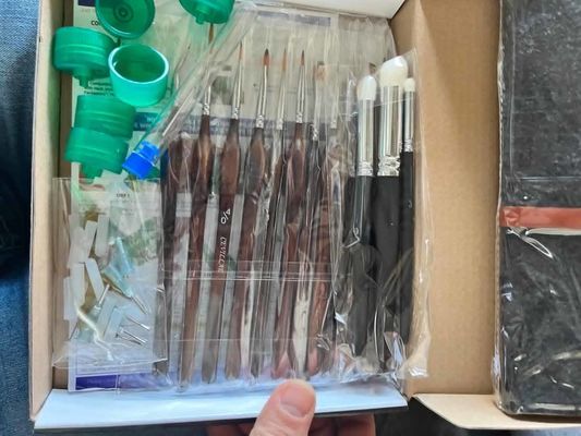 Точная модель кисть детализация изготовления живописи набор кисти для макетных моделей